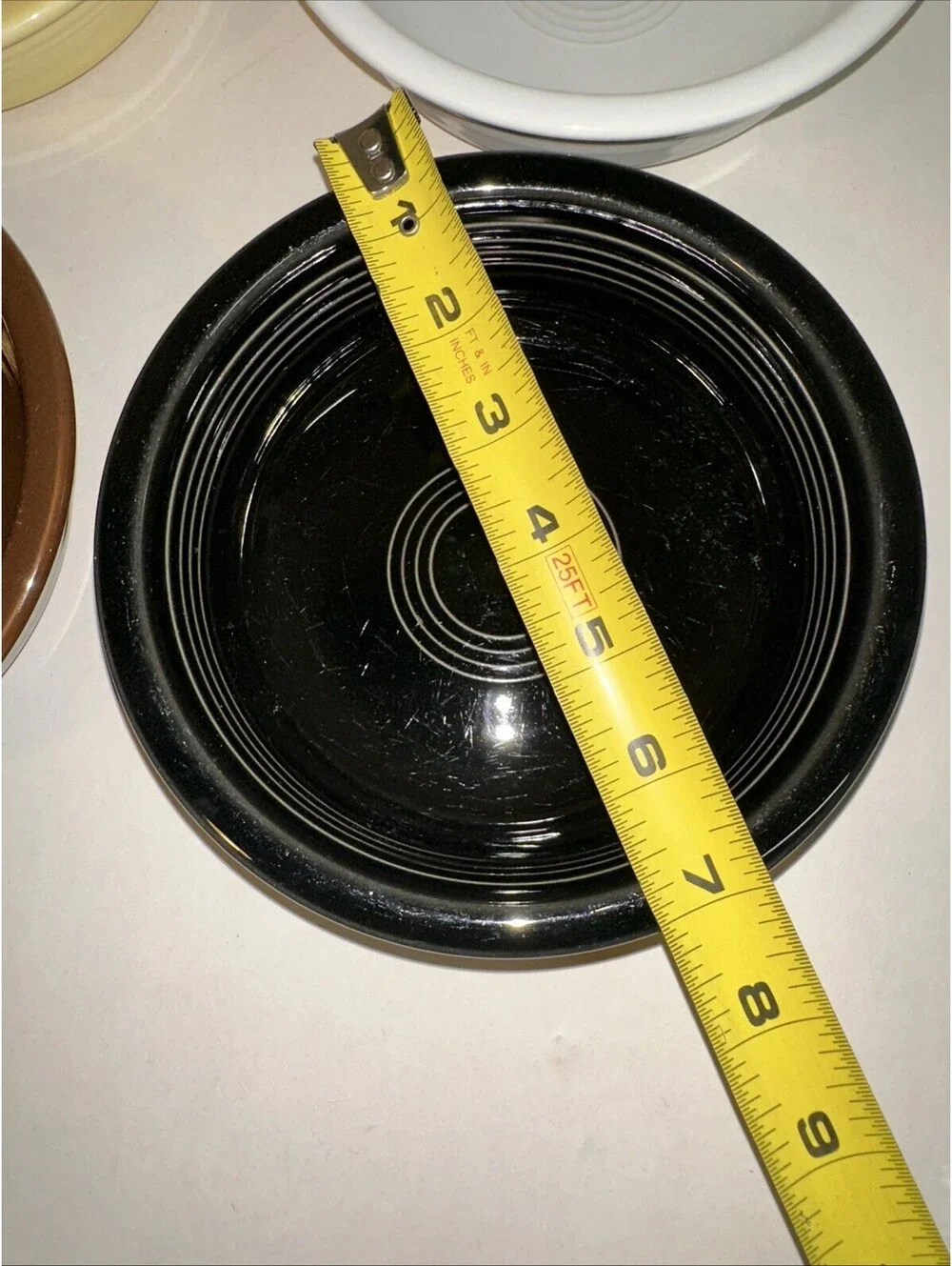 Fiesta Ware Stacking Ribbed Coupe Cereal/Soup Bowl Homer Laughlin 7” Lot of 4